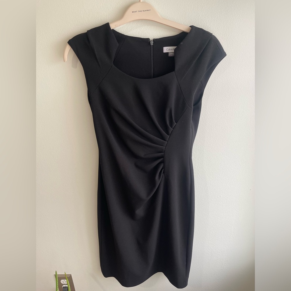 Calvin Klein Black Midi Dress